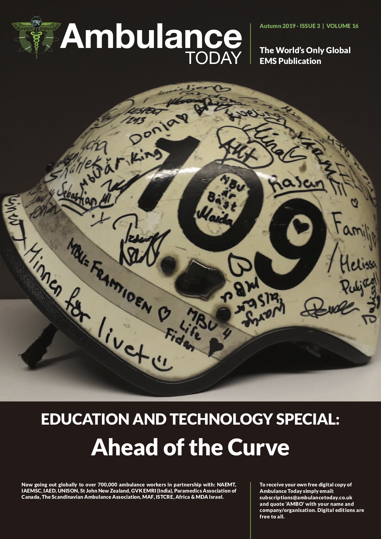 Ambulance Today Autumn 2019 cover